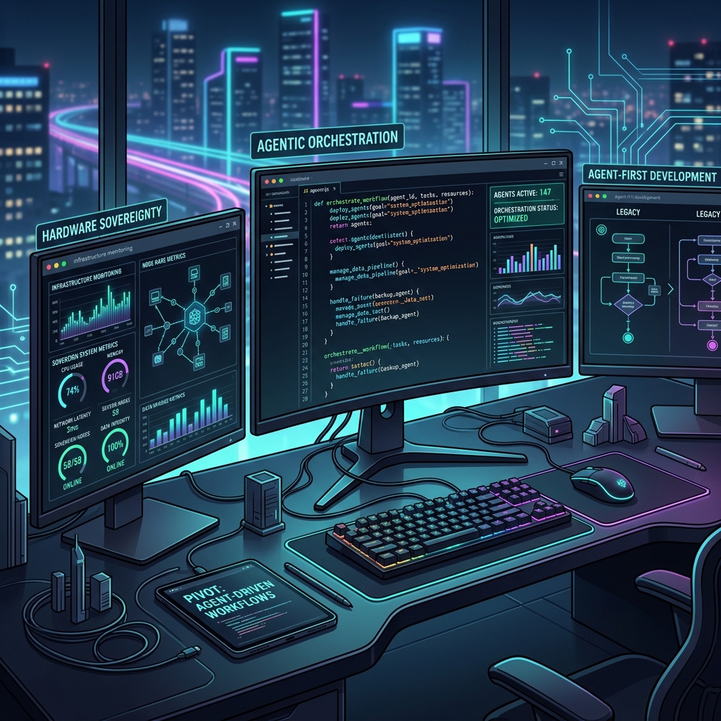 Independent Developer Pivot - The Shift to Agentic Orchestration and Hardware Sovereignty